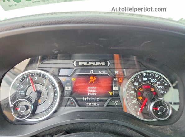 1C6SRFJT3MN638625 2021 RAM 1500 Gray უკანა სალონის ხედი