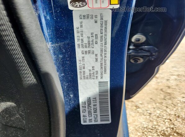 1C6SRFJT3PN606844 2023 RAM 1500 Blue ძრავის განყოფილების ხედი