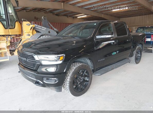 1C6SRFJT4MN554071 2021 RAM 1500 Черный Передняя левая четверть