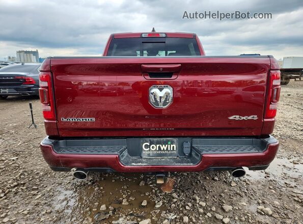 1C6SRFJT4PN621076 2023 RAM 1500 Красный Вид сзади