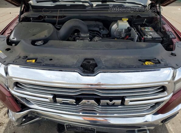 1C6SRFJT5KN697186 2019 RAM 1500 Burgundy Սալոնի հետևի տեսք