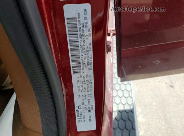 1C6SRFJT5KN697186 2019 RAM 1500 Burgundy Շարժիչի բաժամունքի տեսք