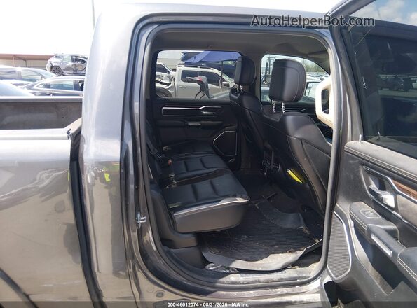 1C6SRFJT5KN862881 2019 RAM 1500 Gray Vista de la etiqueta del VIN