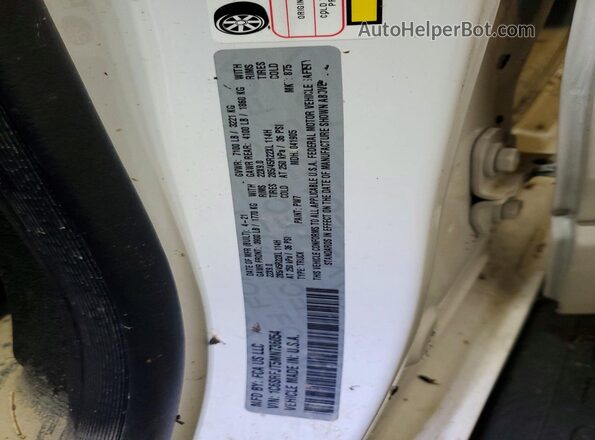 1C6SRFJT5MN736054 2021 RAM 1500 White Vista del compartimento del motor