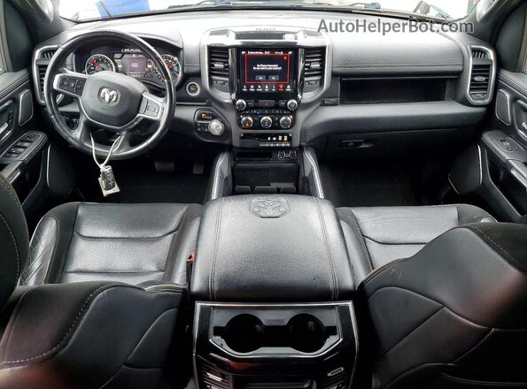 1C6SRFJT5MN737933 2021 RAM 1500 White Dashboard view