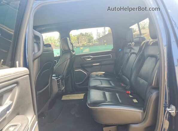 1C6SRFJT6KN807520 2019 RAM 1500 Blue უკანა სავარძლების ხედი