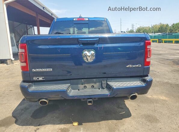 1C6SRFJT6KN807520 2019 RAM 1500 Blue უკანა ხედი