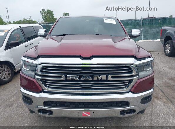 1C6SRFJT7MN751543 2021 RAM 1500 Red ხელსაწყოთა პანელის ხედი