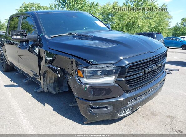 1C6SRFJT7NN285906 2022 RAM 1500 Black Front view