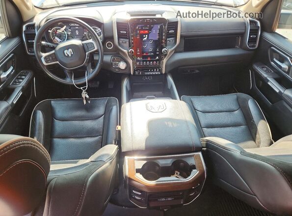 1C6SRFJT8MN730359 2021 RAM 1500 White Dashboard view
