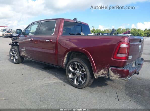 1C6SRFKM9NN357163 2022 RAM 1500 Бордовый Задняя левая четверть