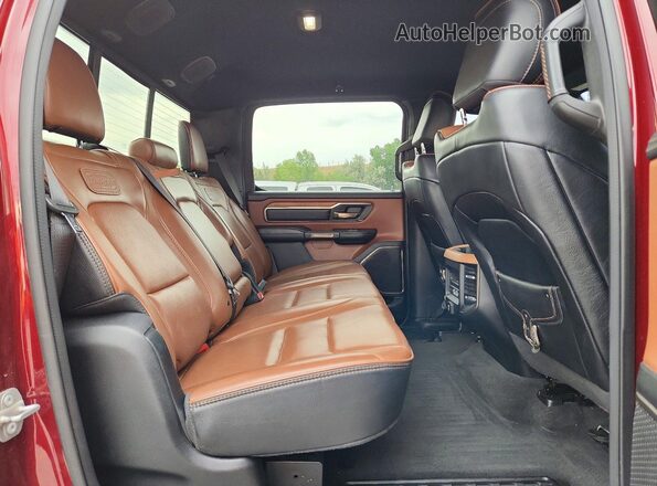 1C6SRFKT7NN167403 2022 RAM 1500 Burgundy Rear seats view