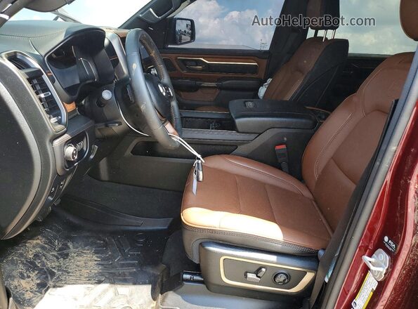 1C6SRFKT7RN189276 2024 RAM 1500 Burgundy Widok wnętrza z przodu