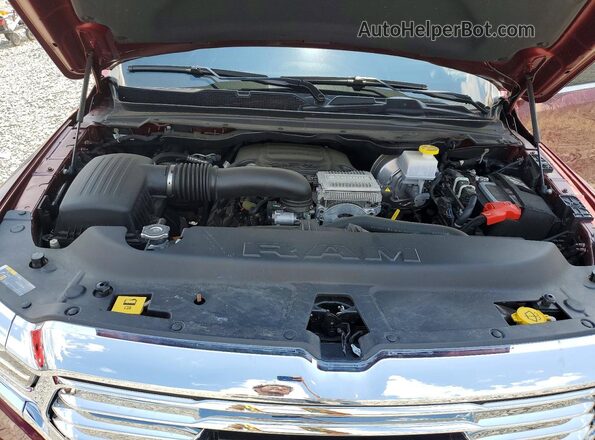 1C6SRFKT7RN189276 2024 RAM 1500 Burgundy Widok wnętrza z tyłu
