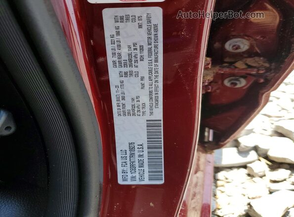 1C6SRFKT7RN189276 2024 RAM 1500 Burgundy Widok komory silnika