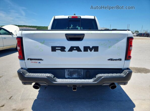 1C6SRFLP6SN767147 2025 RAM 1500 White Vista trasera