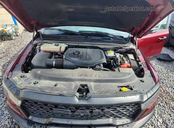 1C6SRFLPXSN708134 2025 RAM 1500 Red Vista interior trasera