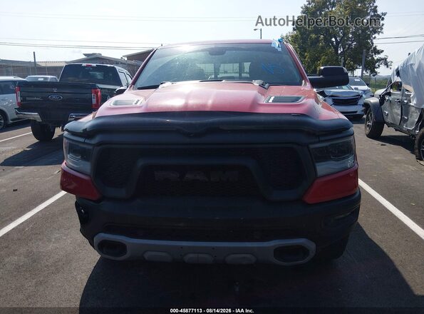 1C6SRFLT0KN894943 2019 RAM 1500 Red Вид щитка приладів