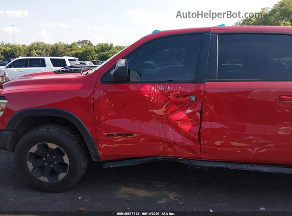 1C6SRFLT0KN894943 2019 RAM 1500 Red Вид спереду