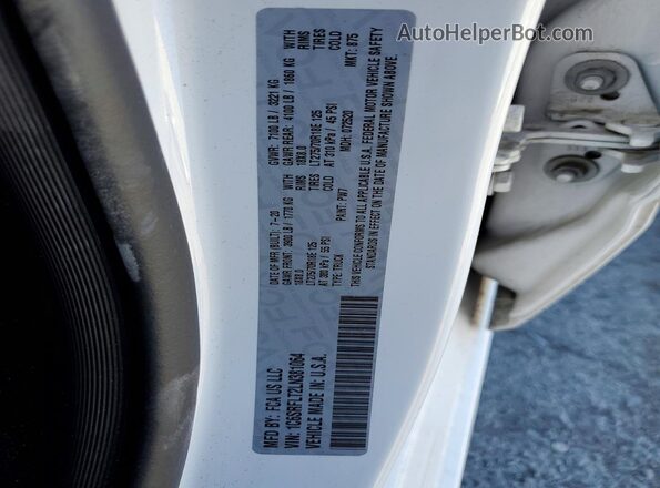 1C6SRFLT2LN381064 2020 RAM 1500 White ძრავის განყოფილების ხედი