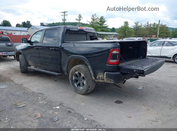 1C6SRFLT8KN915523 2019 RAM 1500 Black Rear left