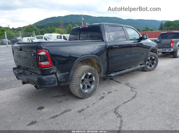 1C6SRFLT8KN915523 2019 RAM 1500 Black Rear right