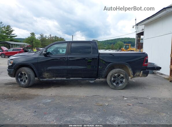 1C6SRFLT8KN915523 2019 RAM 1500 Black 360 interior view