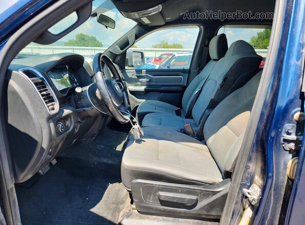 1C6SRFMT3MN757593 2021 RAM 1500 Blue Front interior view