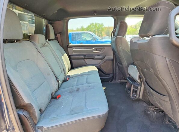 1C6SRFMT3MN757593 2021 RAM 1500 Blue Rear seats view