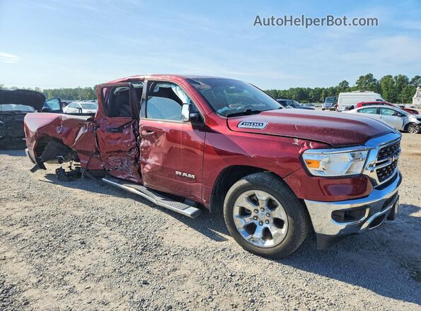 1C6SRFMT3NN366686 2022 RAM 1500 Burgundy Передня права чверть