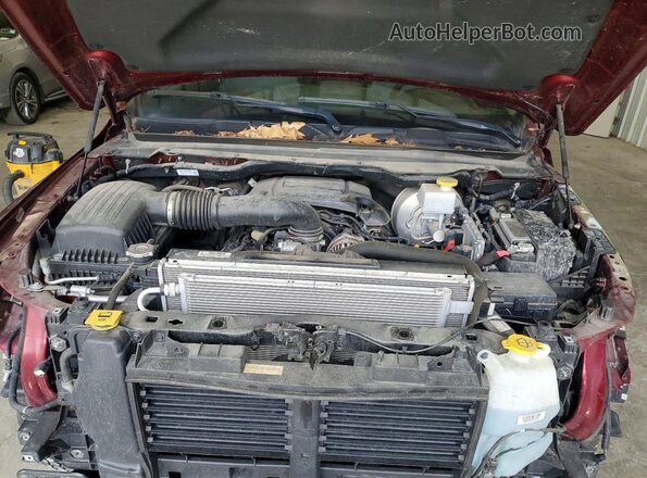 1C6SRFMT7LN234348 2020 RAM 1500 Red Вид задньої частини салону