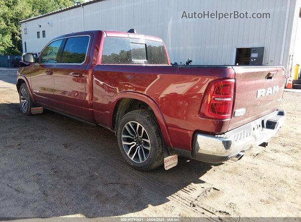 1C6SRFPPXSN667157 2025 RAM 1500 Темно-бордовый Задняя левая четверть