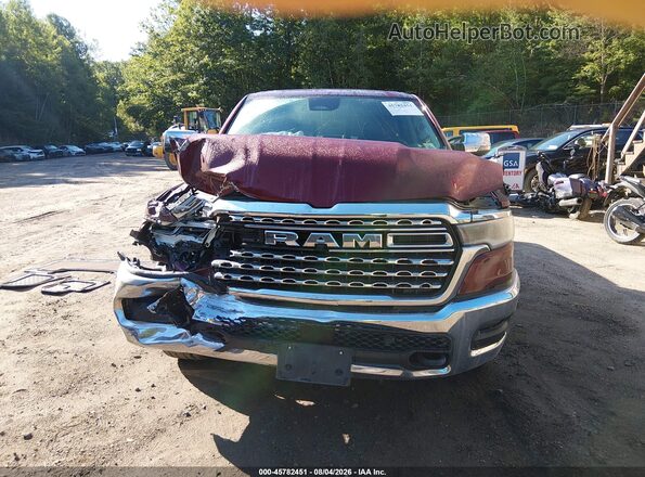 1C6SRFPPXSN667157 2025 RAM 1500 Темно-бордовый Вид щитка приборов