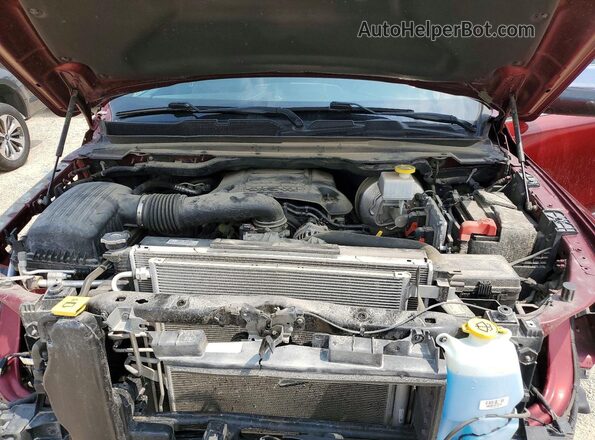 1C6SRFPT8KN561450 2019 RAM 1500 Red უკანა სალონის ხედი