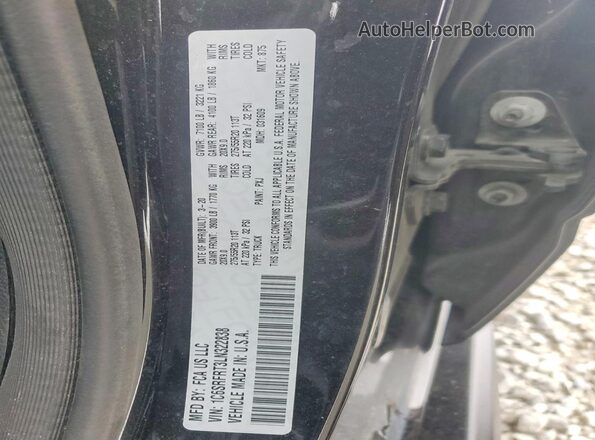 1C6SRFRT3LN322838 2020 RAM 1500 Black Widok komory silnika