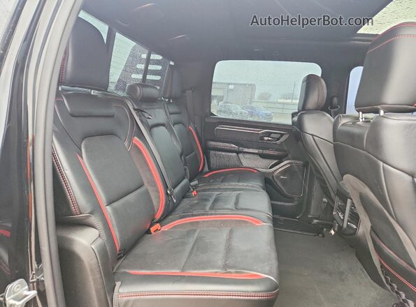 1C6SRFU95MN902931 2021 RAM 1500 Black უკანა სავარძლების ხედი
