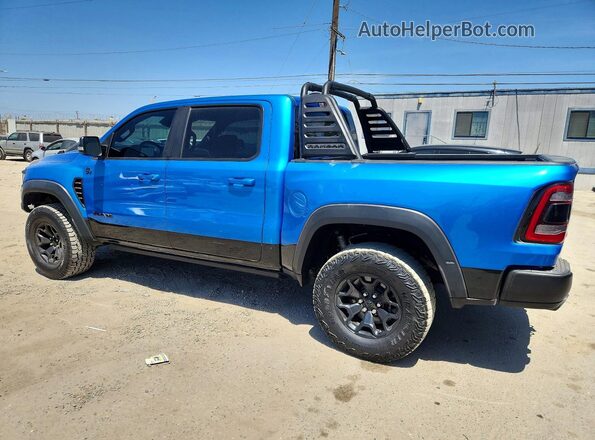 1C6SRFU95MN903075 2019 RAM 1500 Blue Հետևի ձախ