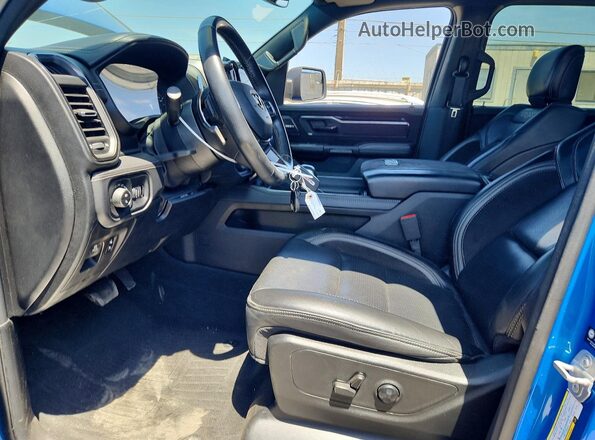 1C6SRFU95MN903075 2019 RAM 1500 Blue Սալոնի դիմացի տեսք