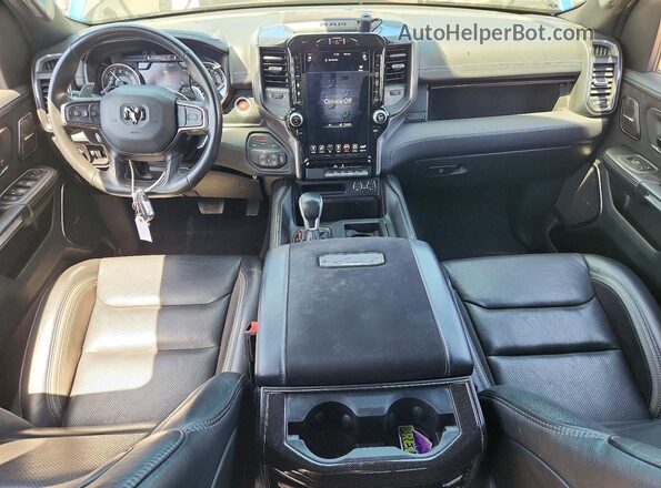 1C6SRFU95MN903075 2019 RAM 1500 Blue Առջևի վահանակի տեսք