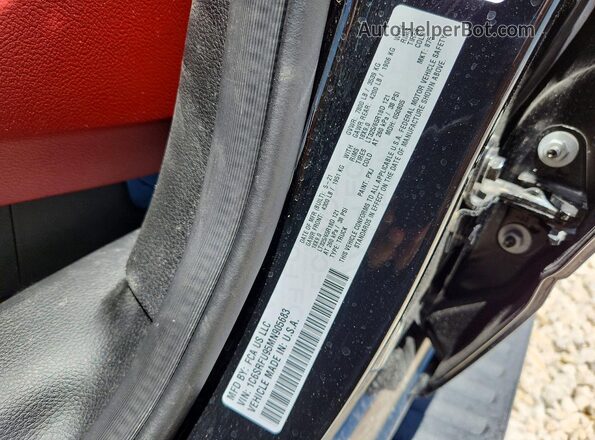1C6SRFU95MN905683 2021 RAM 1500 Black Widok naklejki z numerem VIN