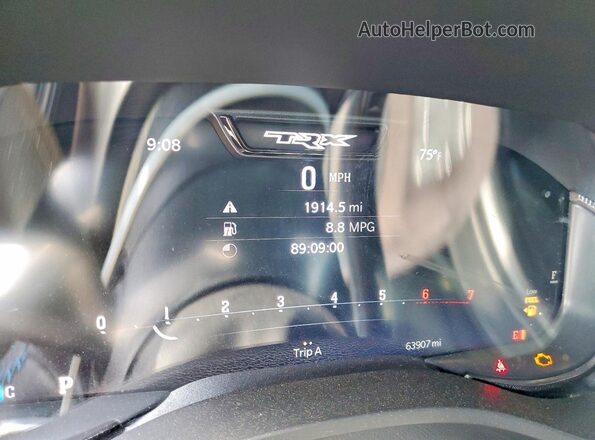 1C6SRFU98PN665355 2023 RAM 1500 Gray Вид щитка приладів