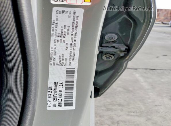 1C6SRFU98PN665355 2023 RAM 1500 Gray Вид наклейки з VIN-кодом