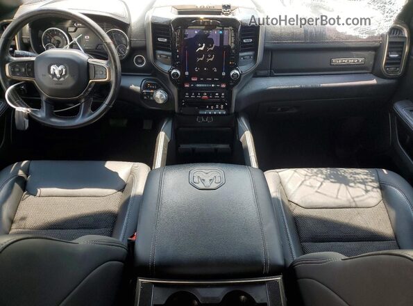 1C6SRFVT5NN271092 2022 RAM 1500 Charcoal Dashboard view