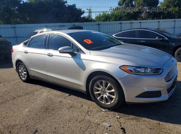1FA6P0G73G5124078 2016 FORD FUSION Серебряный Передняя правая четверть