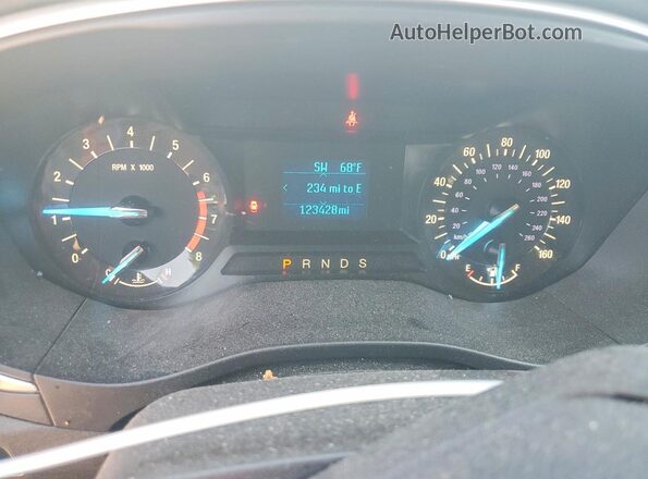1FA6P0G73G5124078 2016 FORD FUSION Серебряный Вид щитка приборов