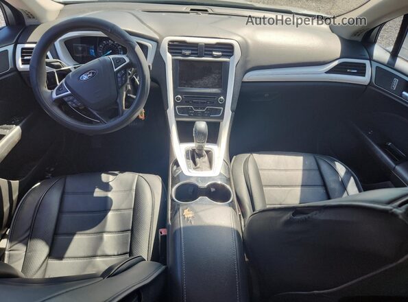1FA6P0H70G5114512 2016 FORD FUSION White Dashboard view