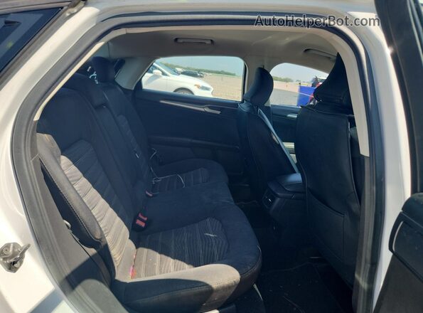 1FA6P0H70G5114512 2016 FORD FUSION White Rear seats view