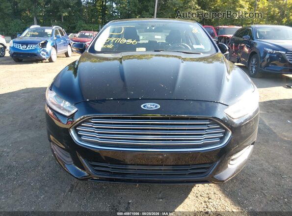 1FA6P0H72G5107299 2016 FORD FUSION Black Widok z przodu