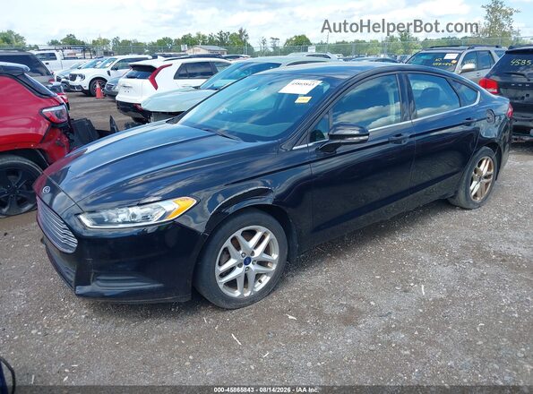 1FA6P0H72G5111983 2016 FORD FUSION Черный Передняя левая четверть