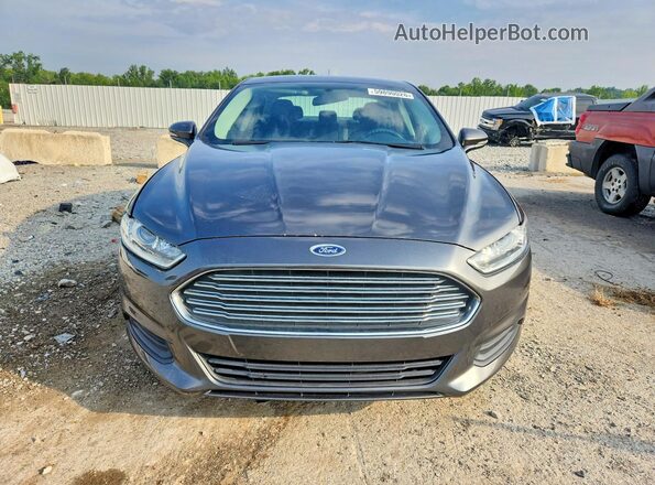 1FA6P0H73G5113581 2016 FORD FUSION Gray Դիմացի տեսք